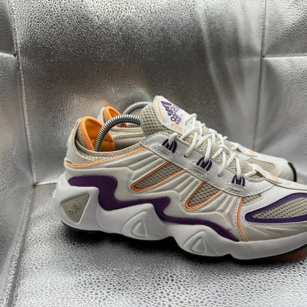 Size‎ 7.5 Adidas FYW S-97 Mens White Purple Orange Athletic Shoes EE5303